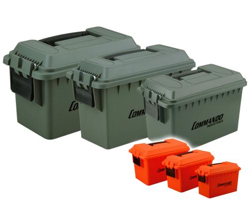 Commando Ammobox Outdoorbox Transportbox Munikiste Kiste oliv orange 3 Größen